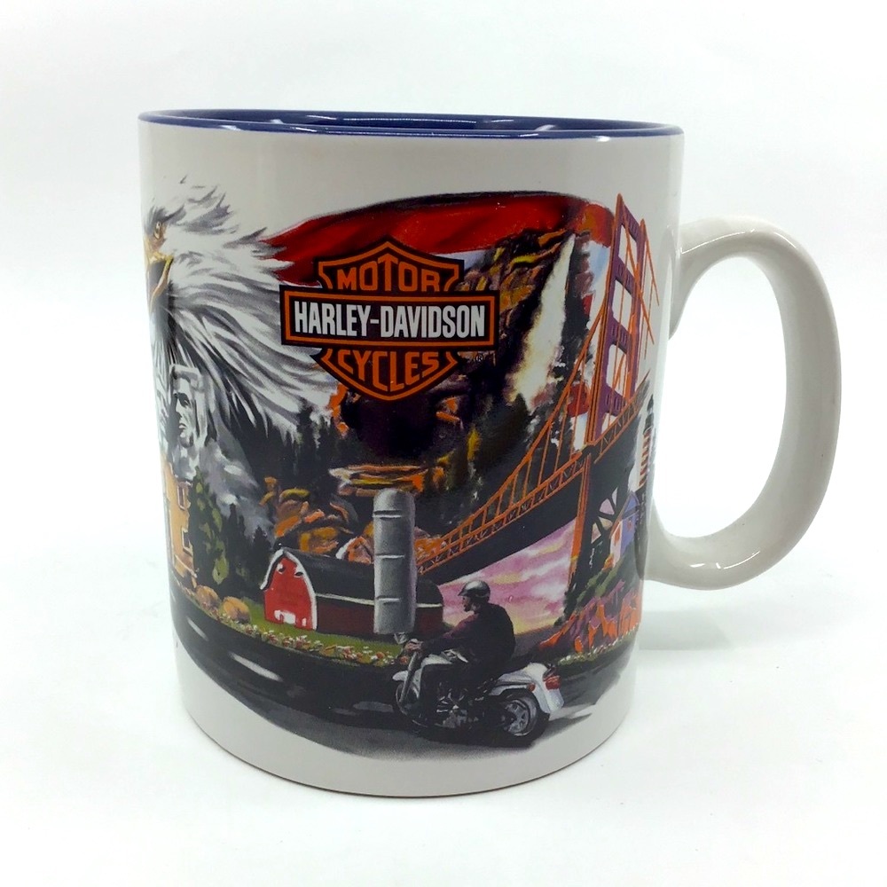 Harley-Davidson Motorcycles From Sea To Shining Sea mug